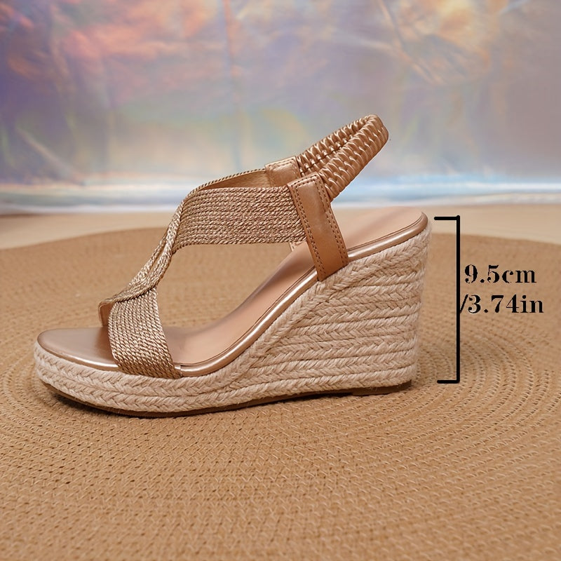 Esther Knit Open-Toe Heels