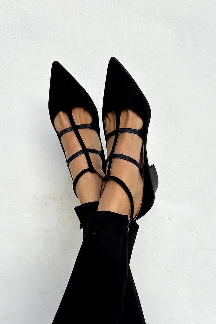 Monica Strappy D’Orsay Heels