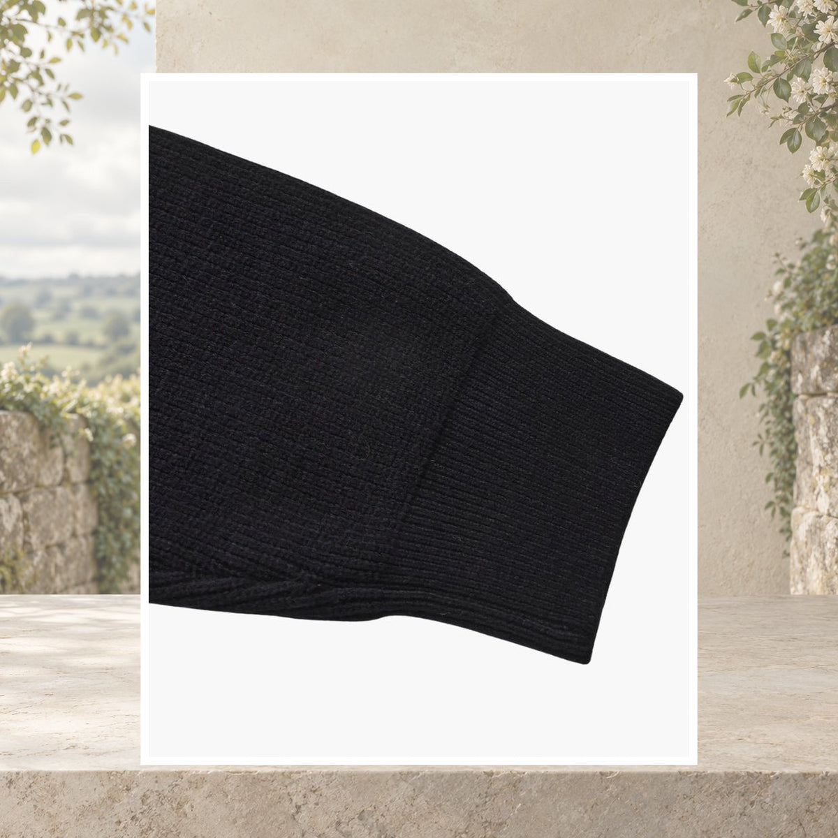 Caolan Ribbed Half-Zip Jumper