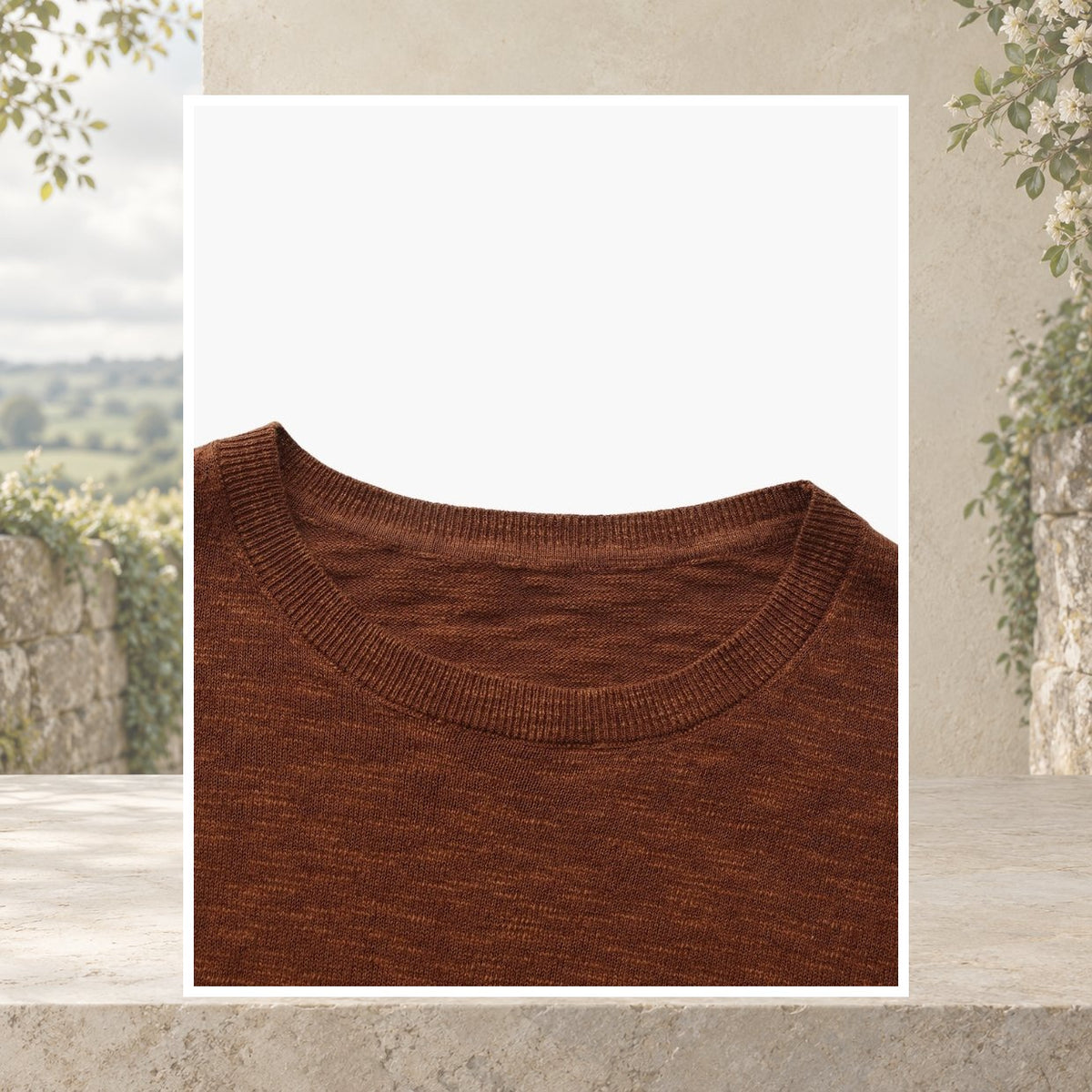 Cathal Linen-Cotton Crewneck