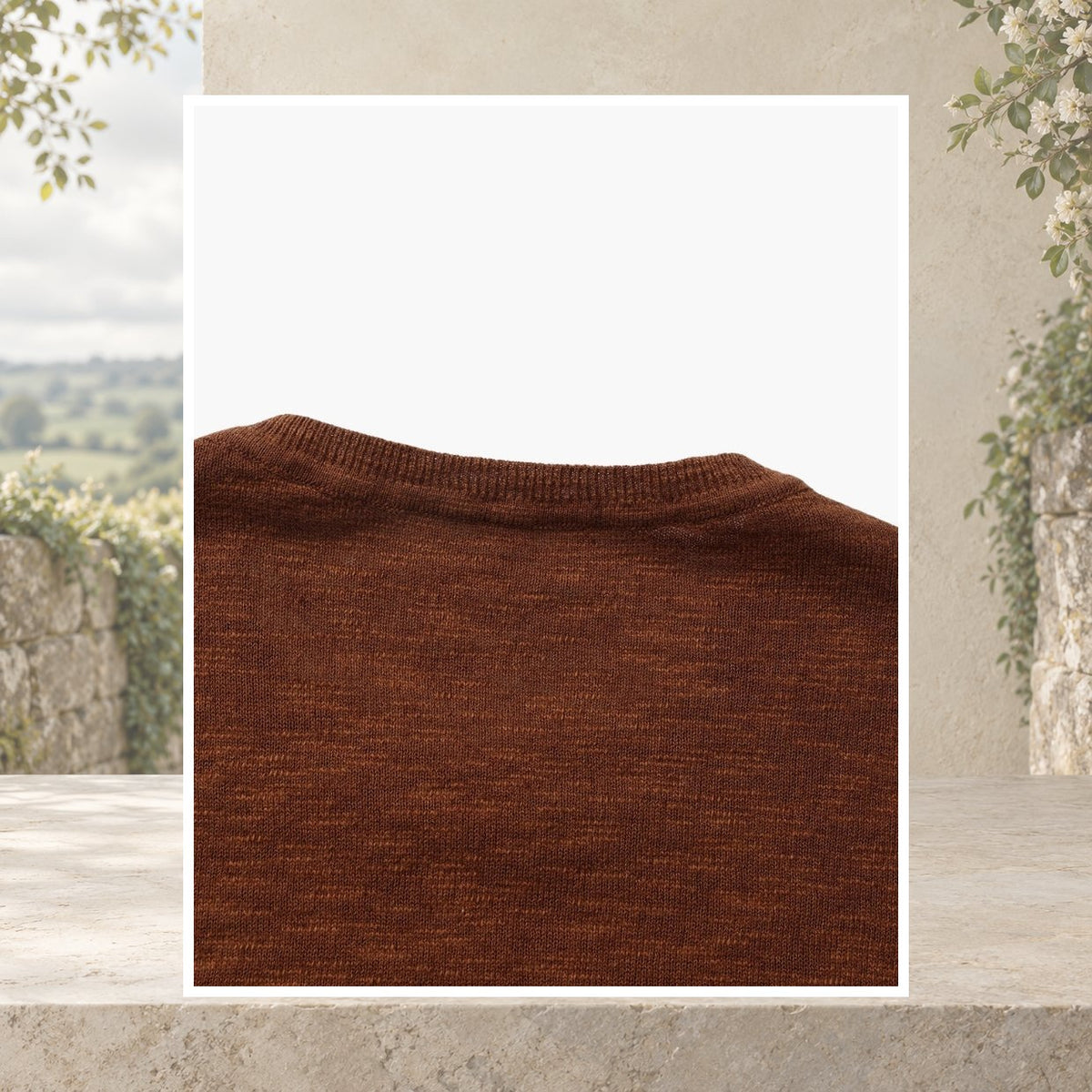 Cathal Linen-Cotton Crewneck