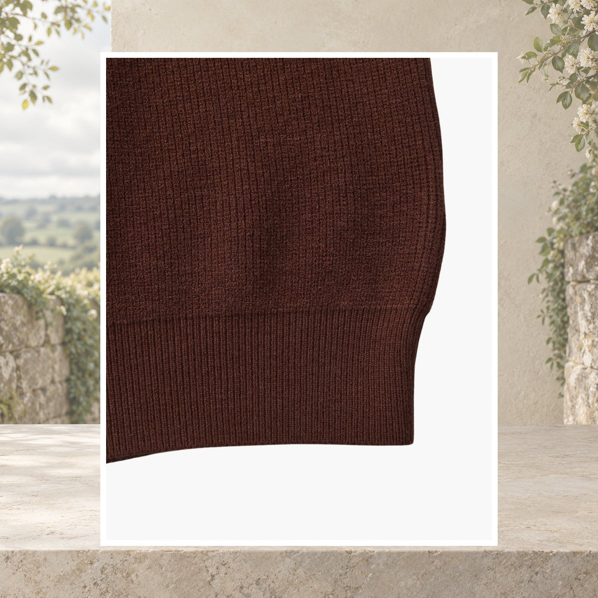 Caolan Ribbed Half-Zip Jumper