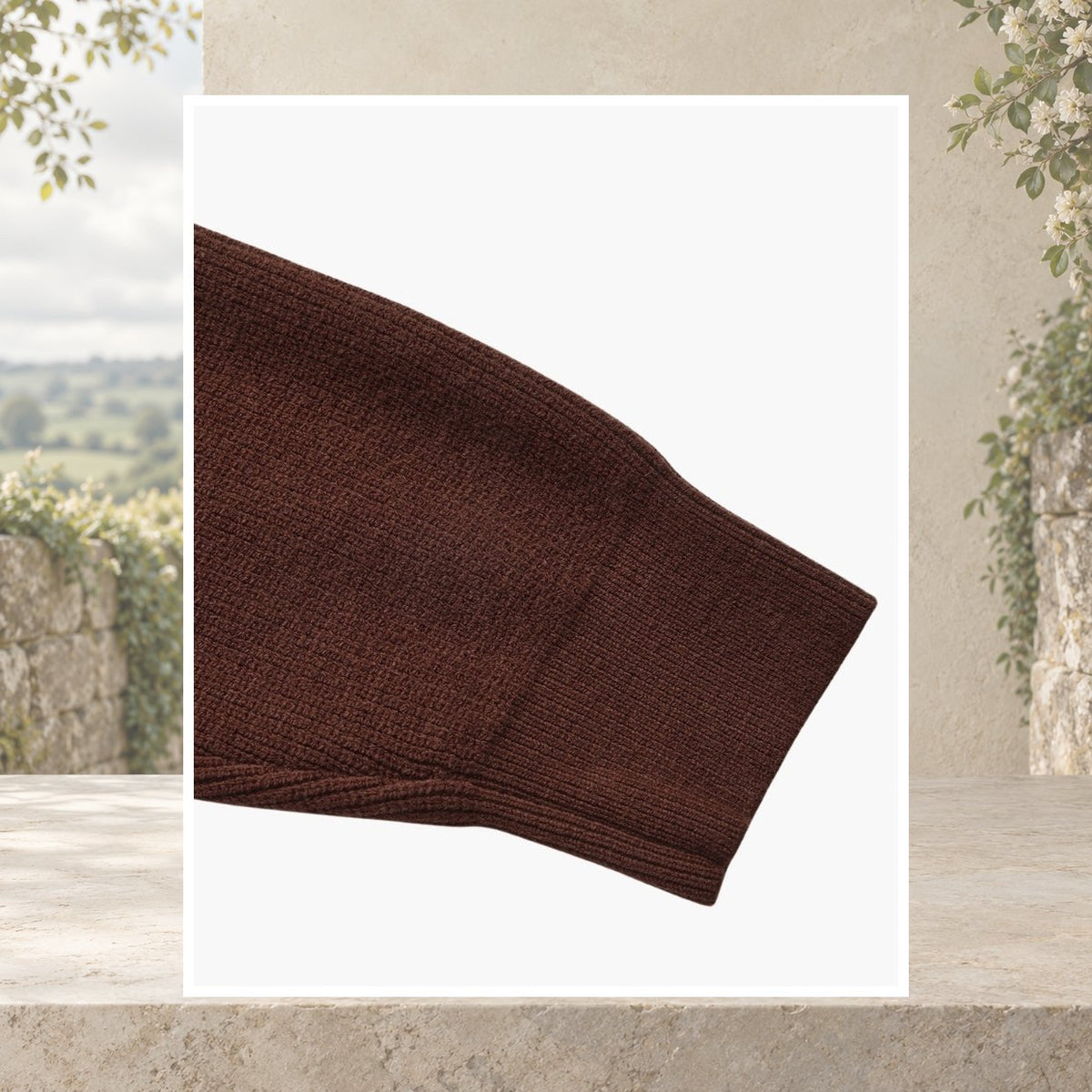 Caolan Ribbed Half-Zip Jumper