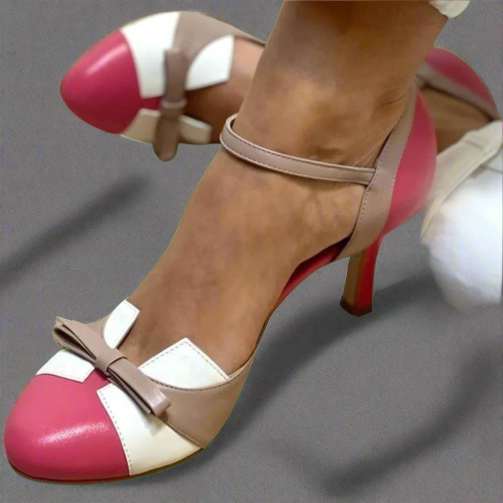 Lydia Strappy Comfort Heels