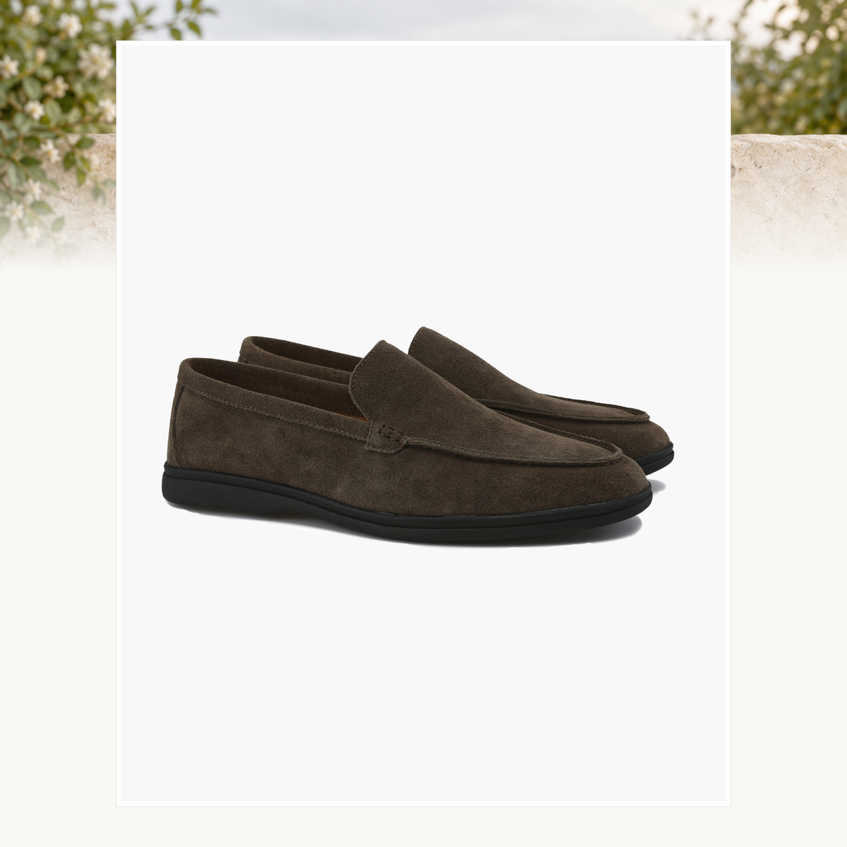 Aidan Suede Black-Sole Loafers