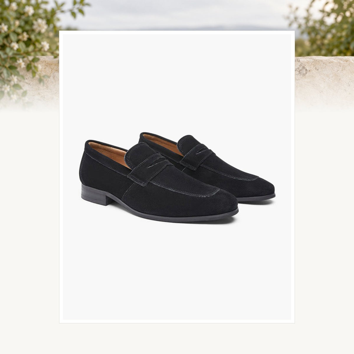 Donal Suede Penny Loafers