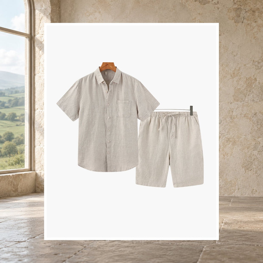 Eoin Linen Shorts Set