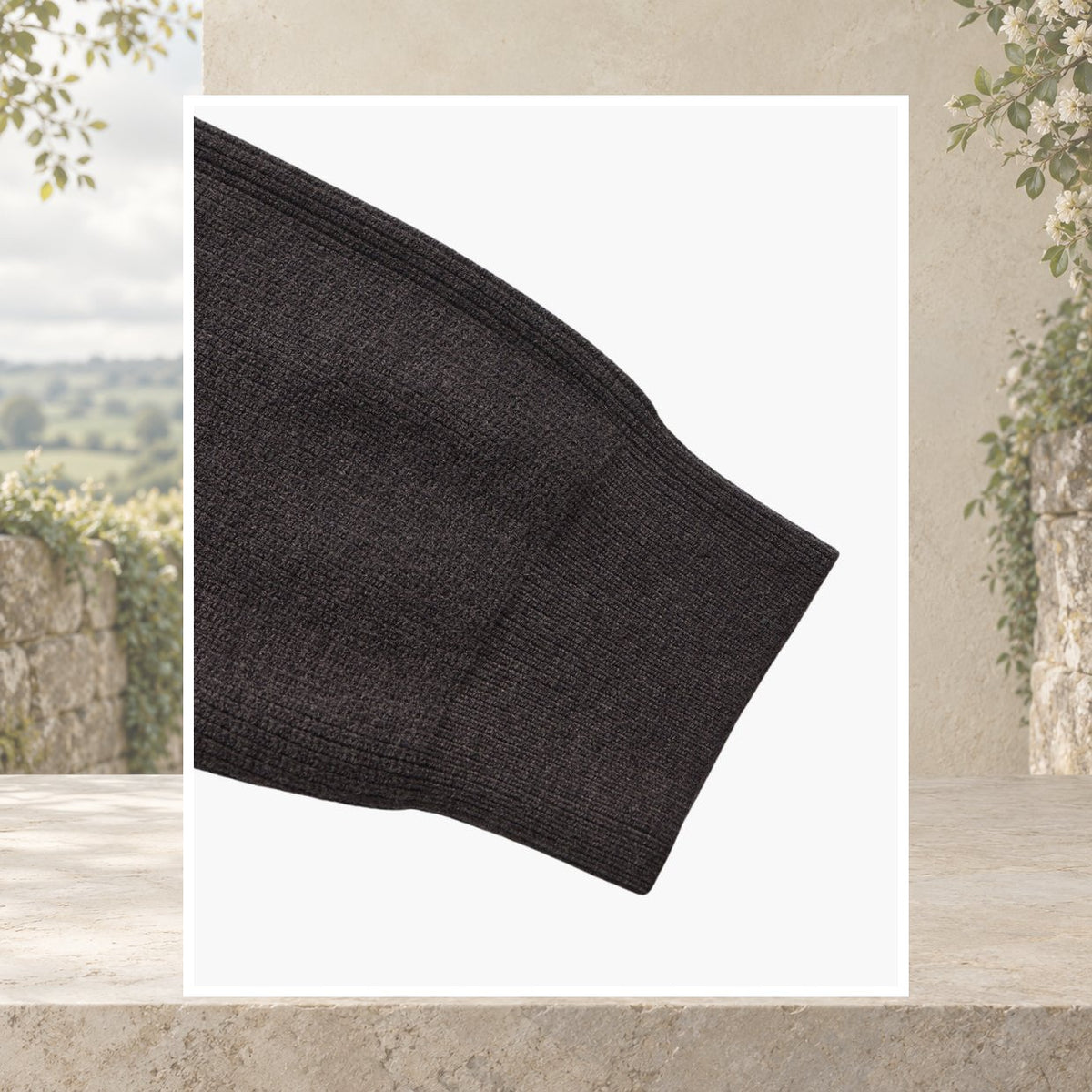 Caolan Ribbed Half-Zip Jumper