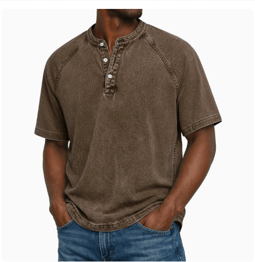 Owen Relaxed Henley Shirt