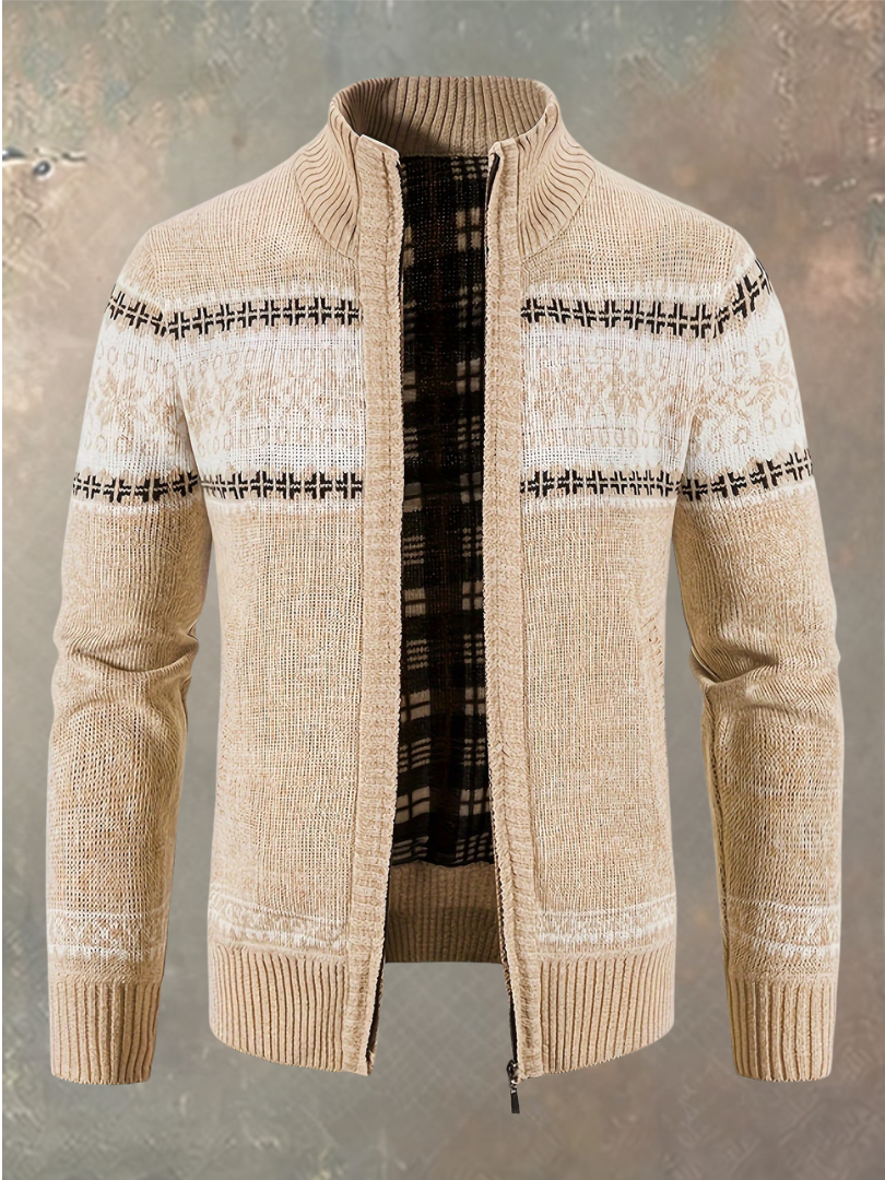 Colin Full-Zip Knit Cardigan