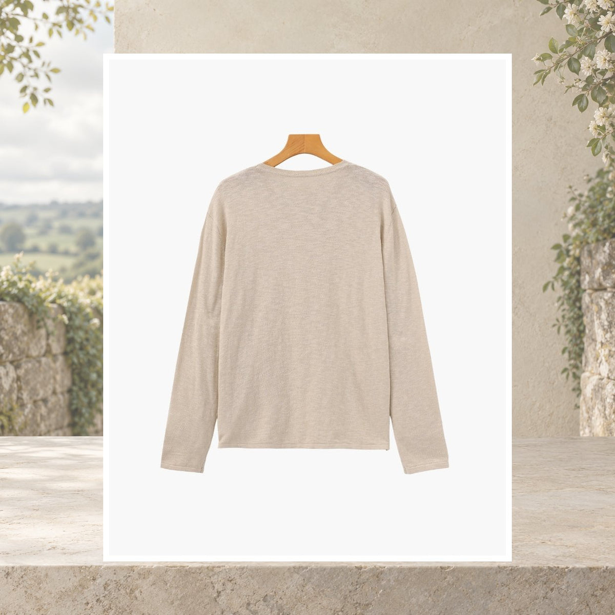 Cathal Linen-Cotton Crewneck