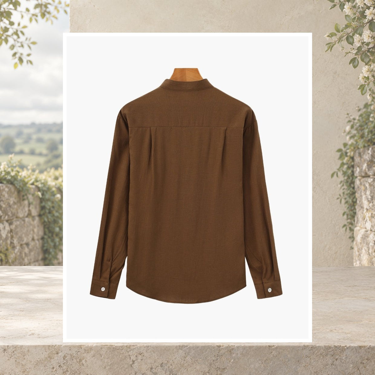 Senan Mandarin Collar Shirt