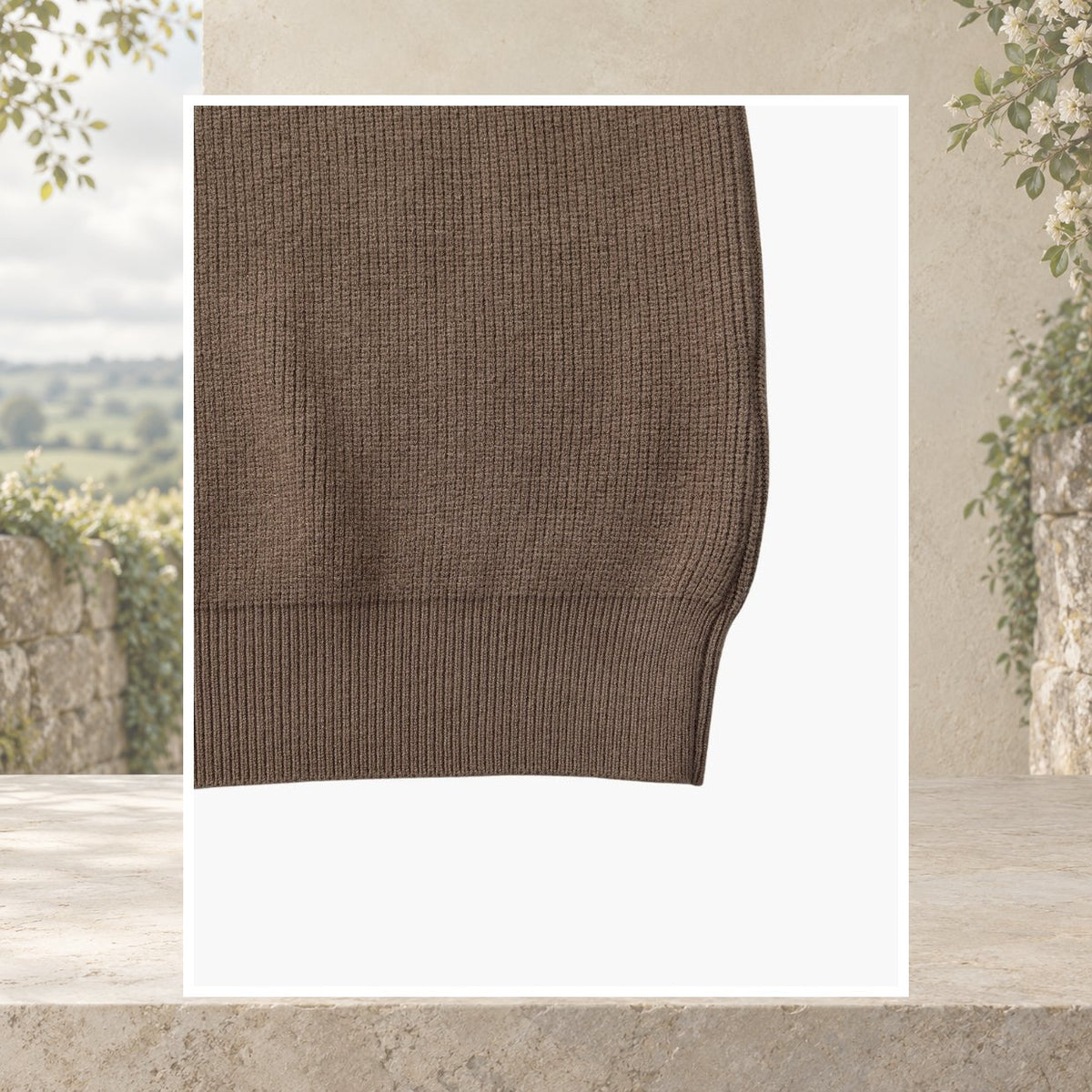 Caolan Ribbed Half-Zip Jumper