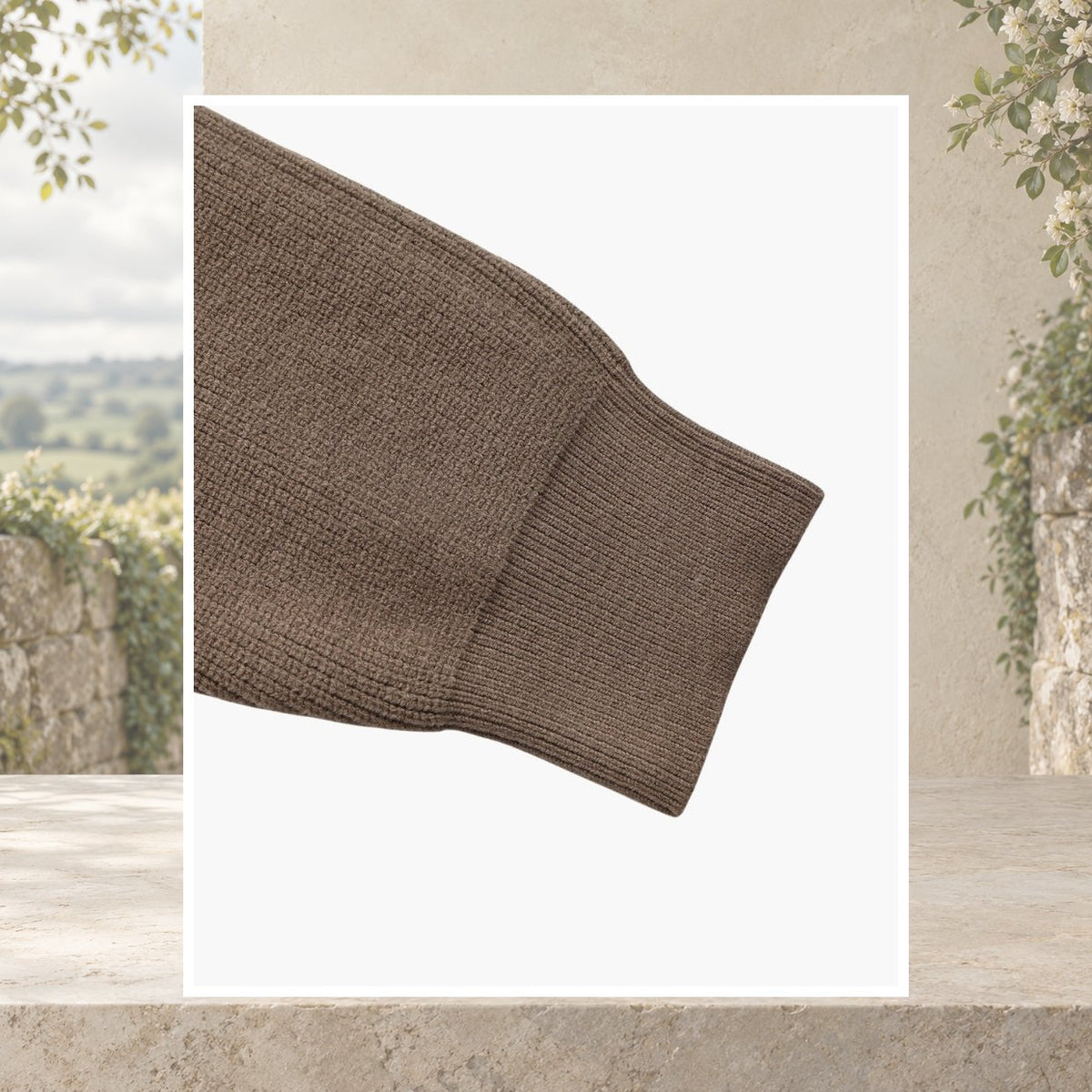 Caolan Ribbed Half-Zip Jumper