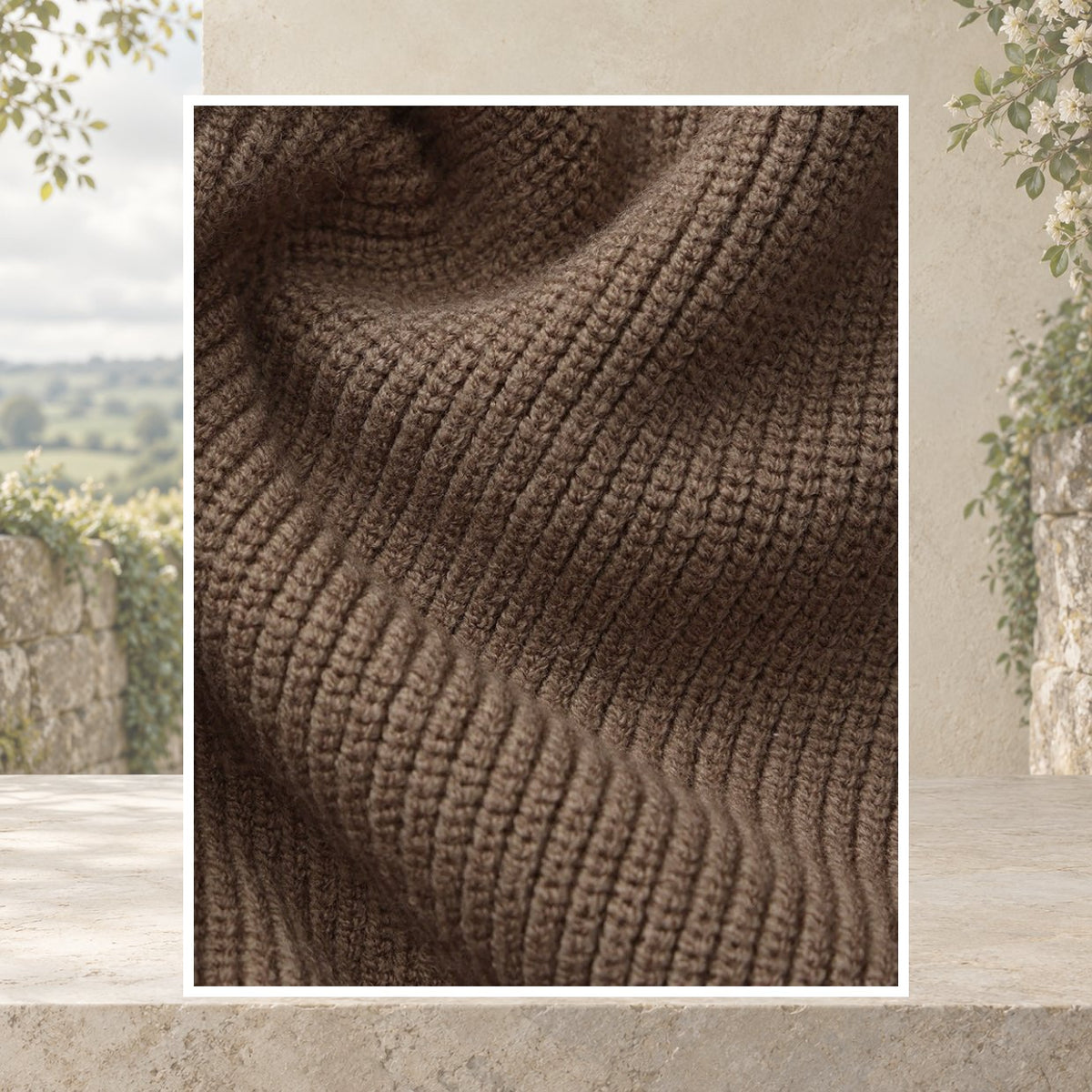 Caolan Ribbed Half-Zip Jumper