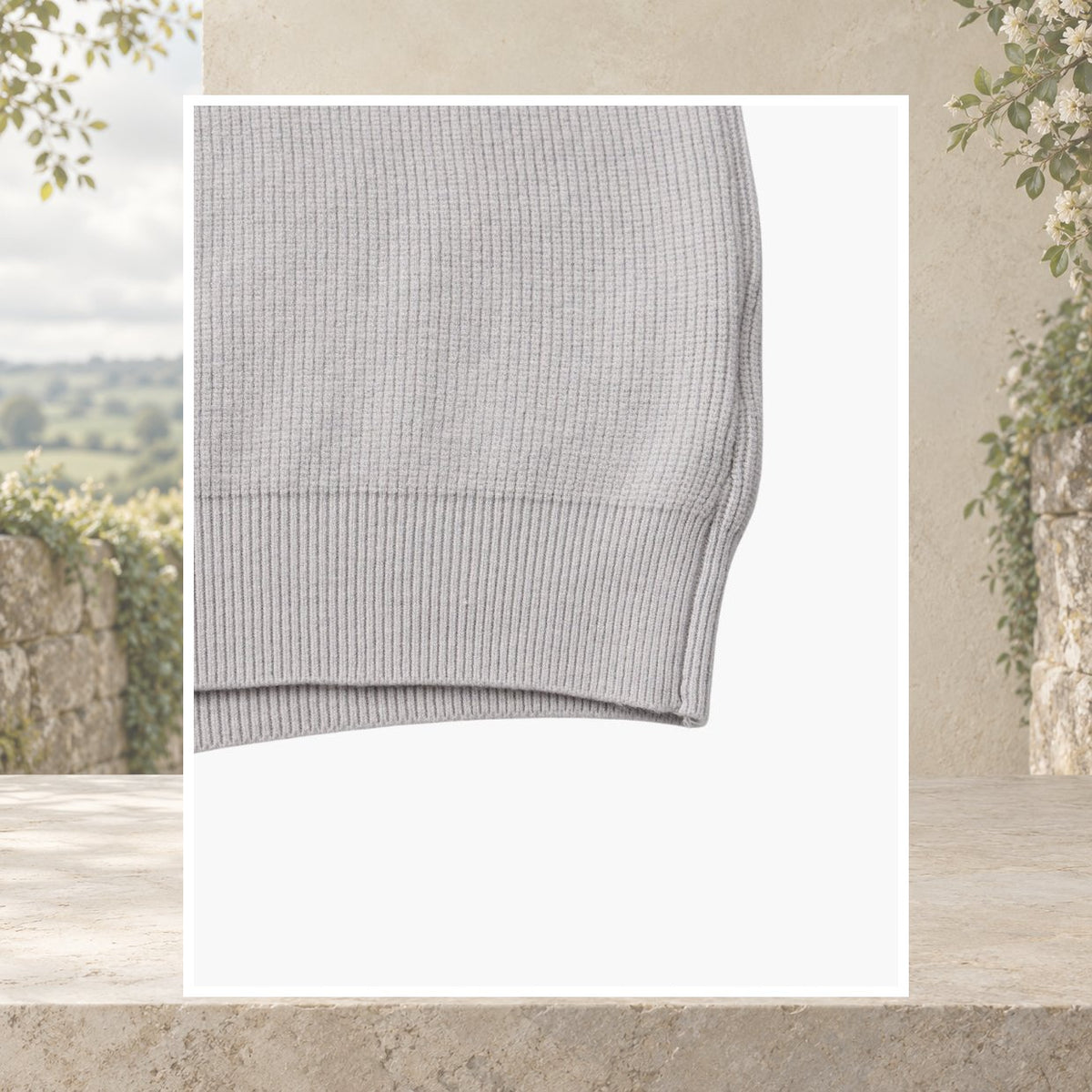 Caolan Ribbed Half-Zip Jumper