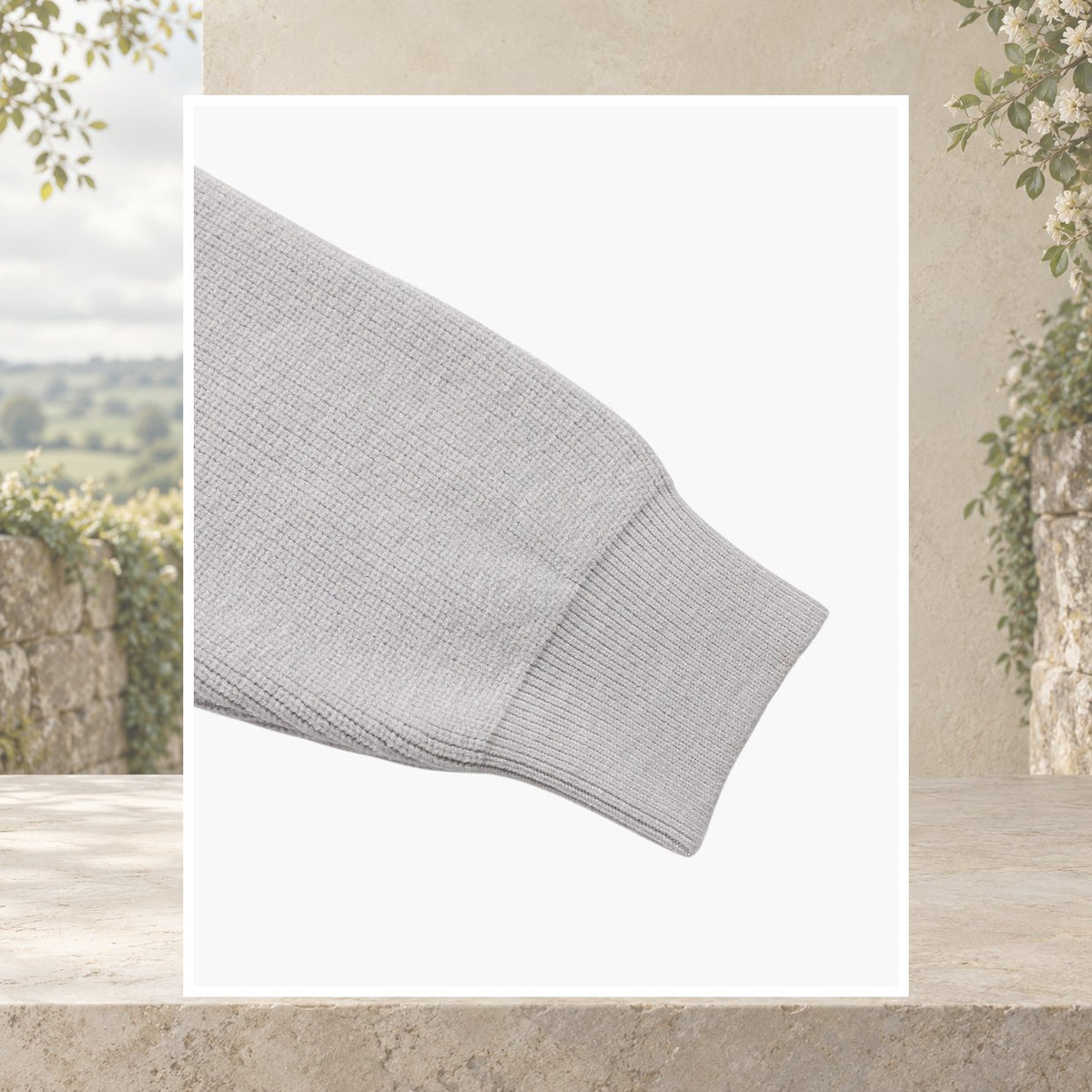 Caolan Ribbed Half-Zip Jumper