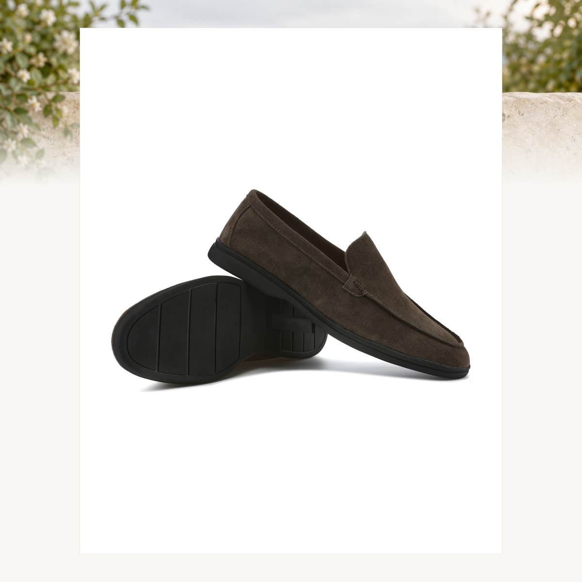 Aidan Suede Black-Sole Loafers