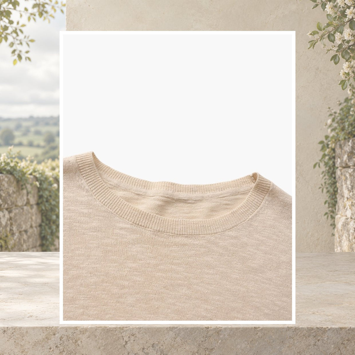 Cathal Linen-Cotton Crewneck