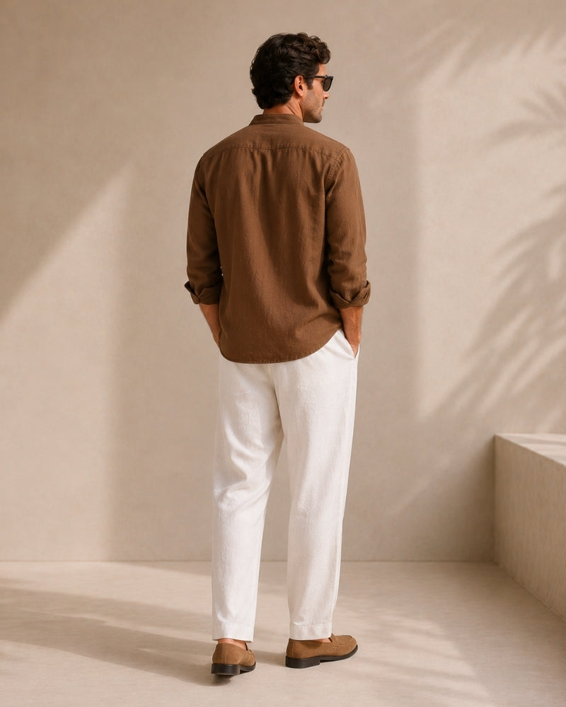 Senan Mandarin Collar Shirt