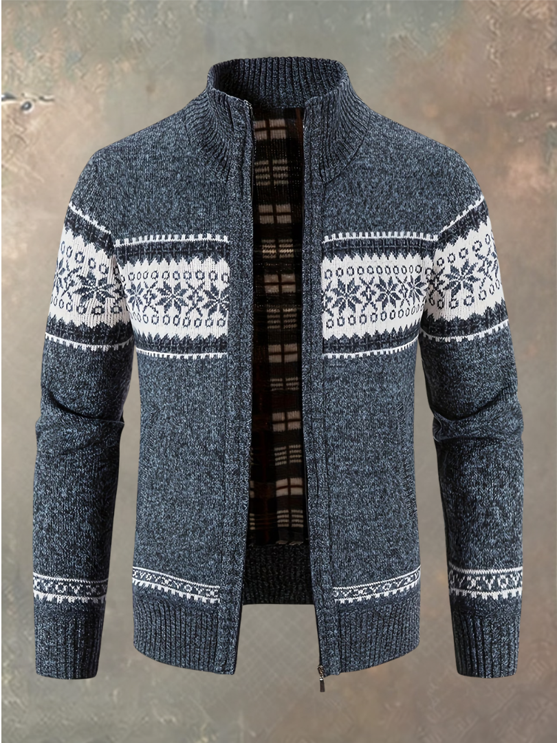 Colin Full-Zip Knit Cardigan