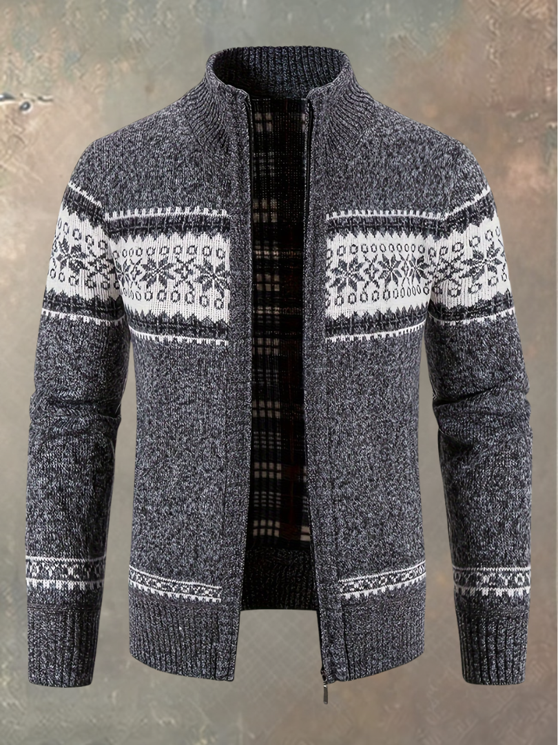 Colin Full-Zip Knit Cardigan