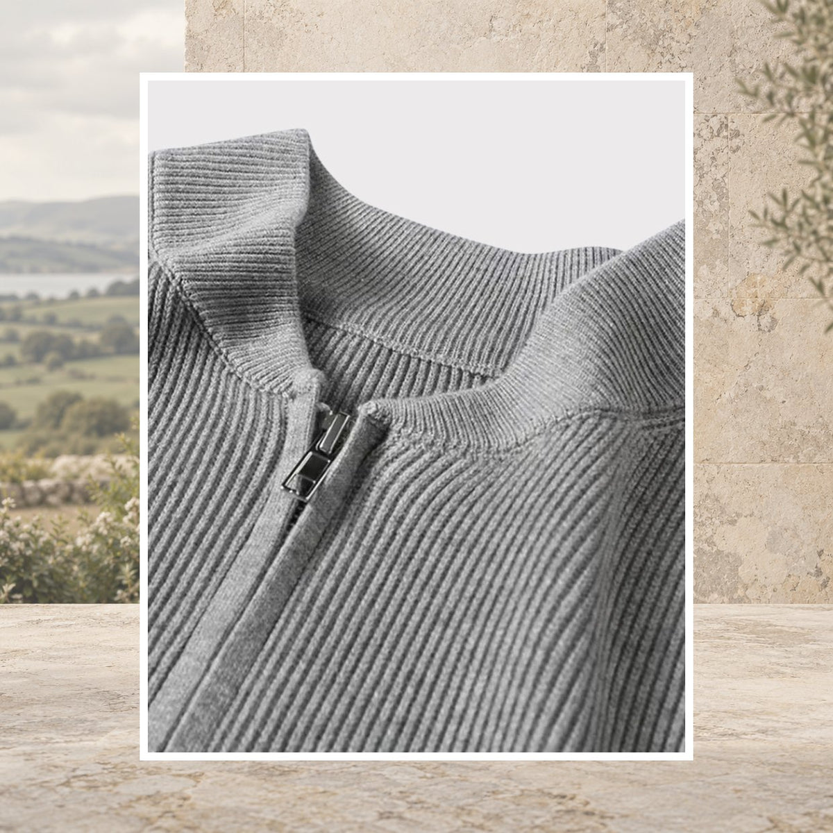 Liam Cotton Knit Gilet