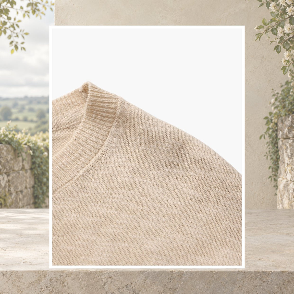 Cathal Linen-Cotton Crewneck