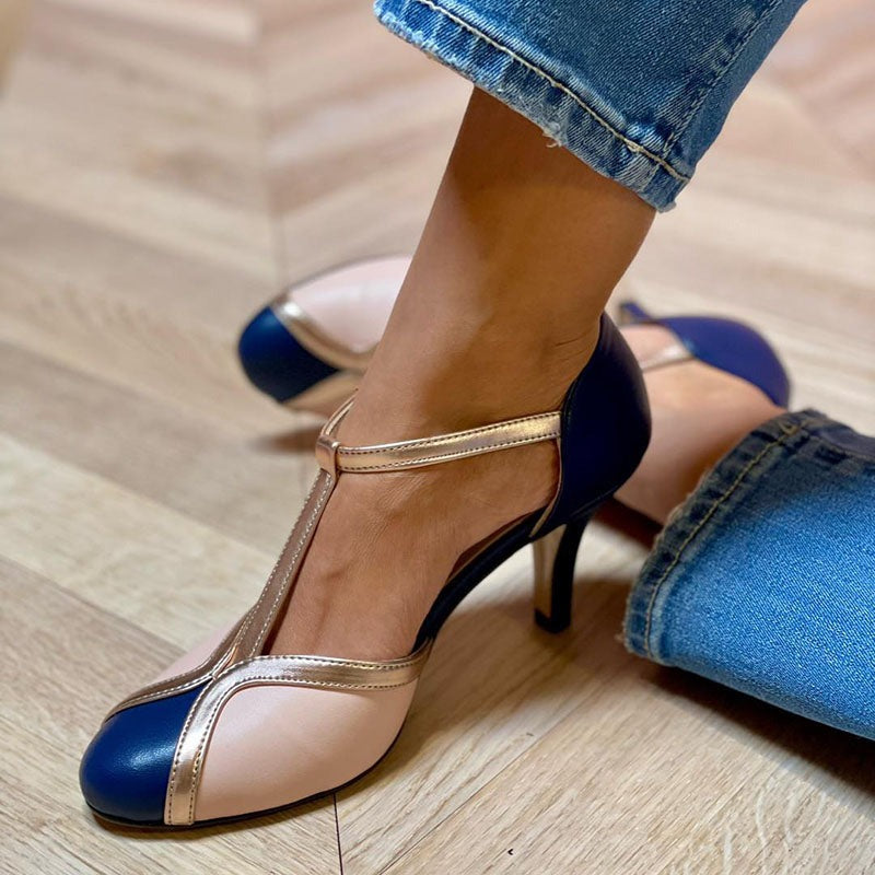 Cecily T-Bar Comfort Heels