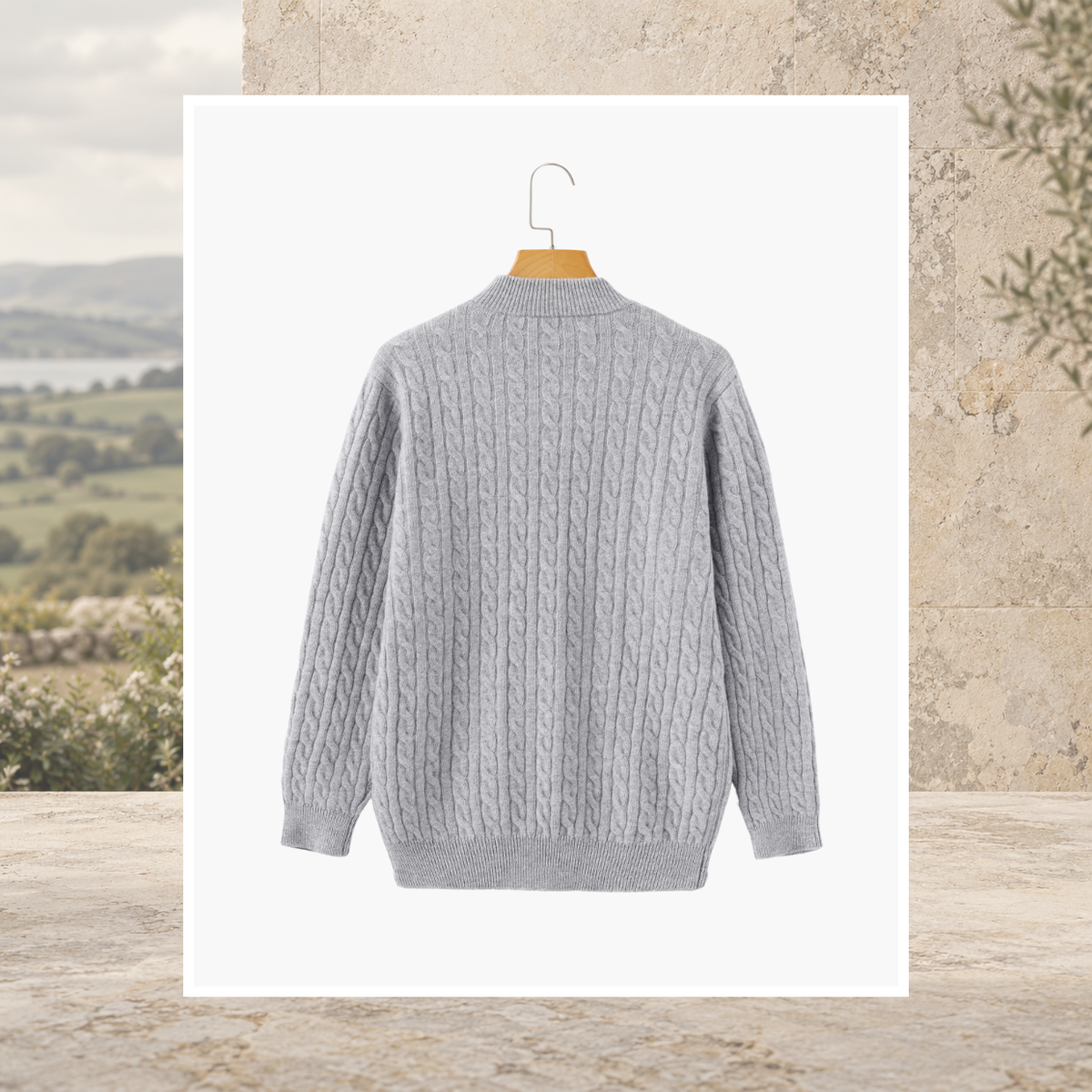 Enda Cashmere Half-Zip