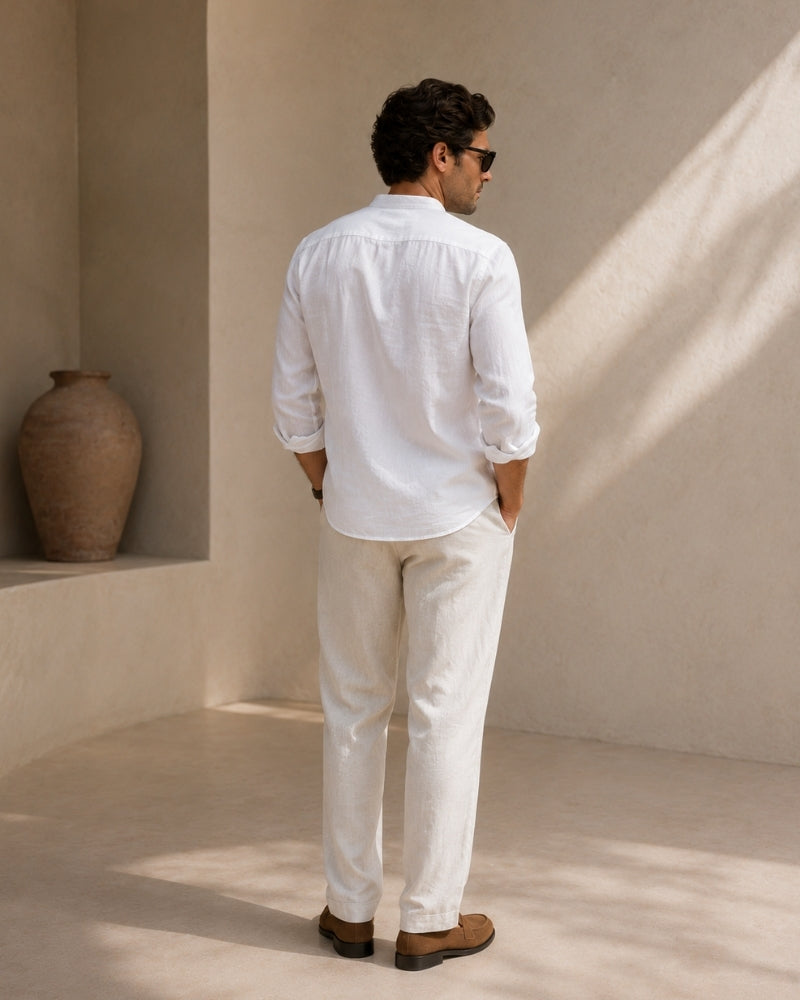 Senan Mandarin Collar Shirt