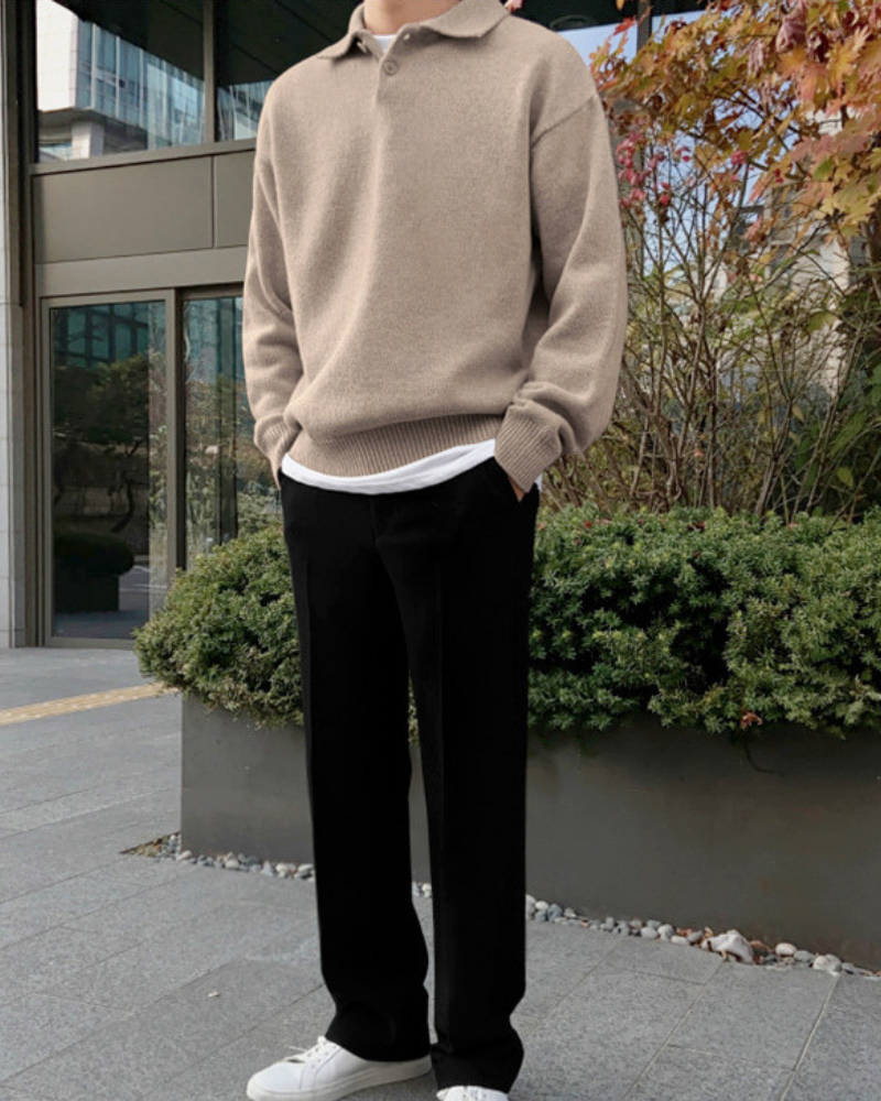 Seán Wool Half-Zip Jumper