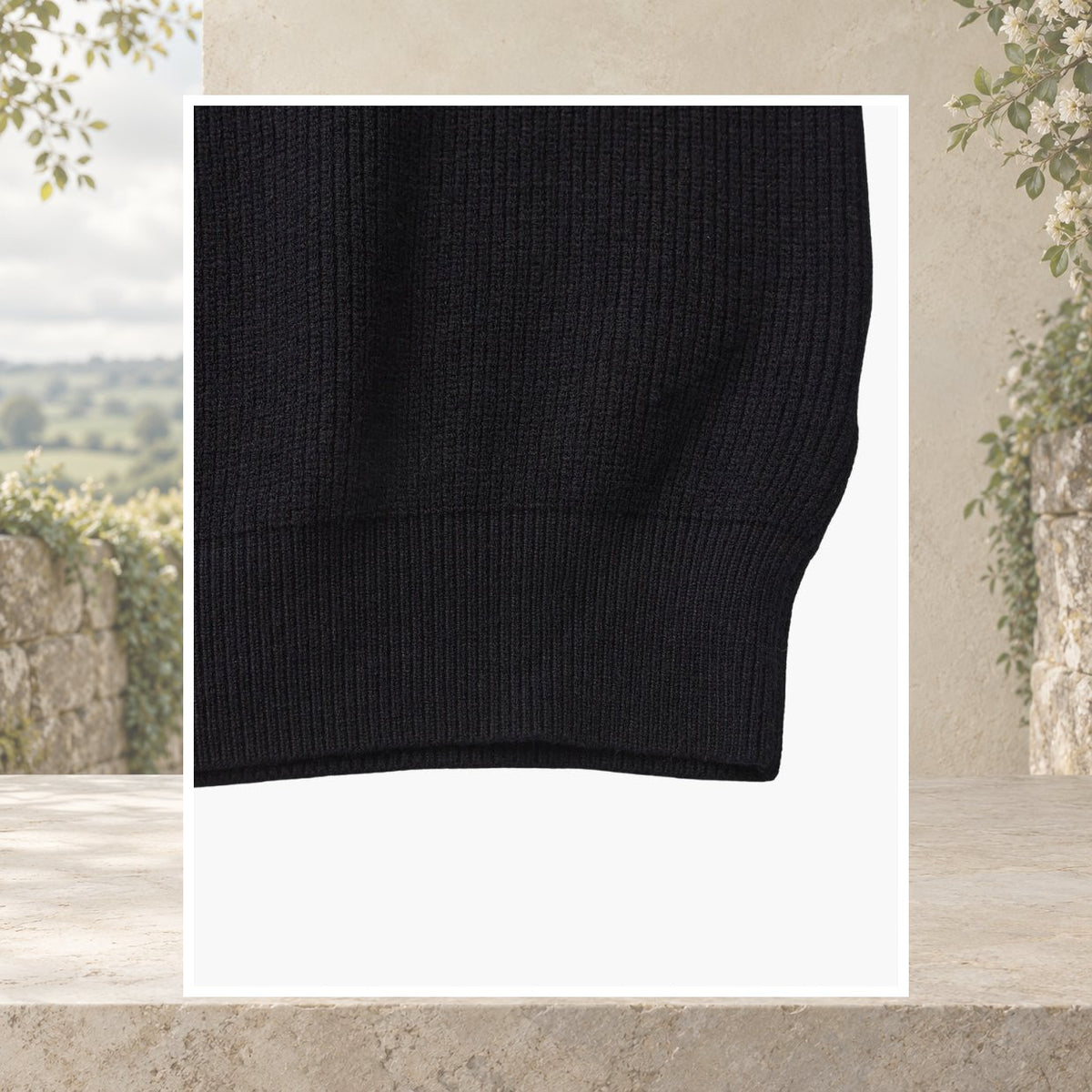 Caolan Ribbed Half-Zip Jumper