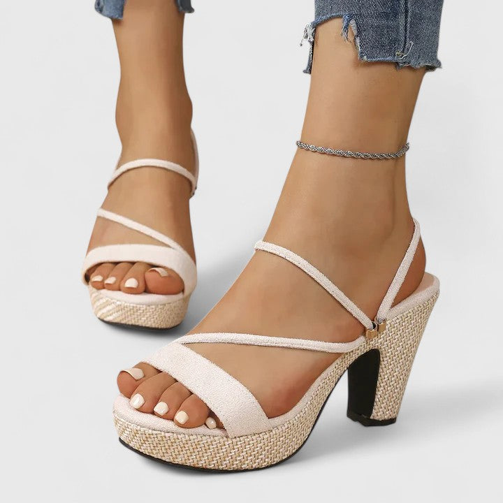 Gloria Fine-Strap Heels