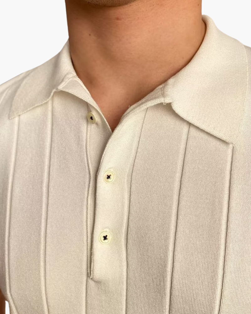Martin Ribbed Cotton Polo