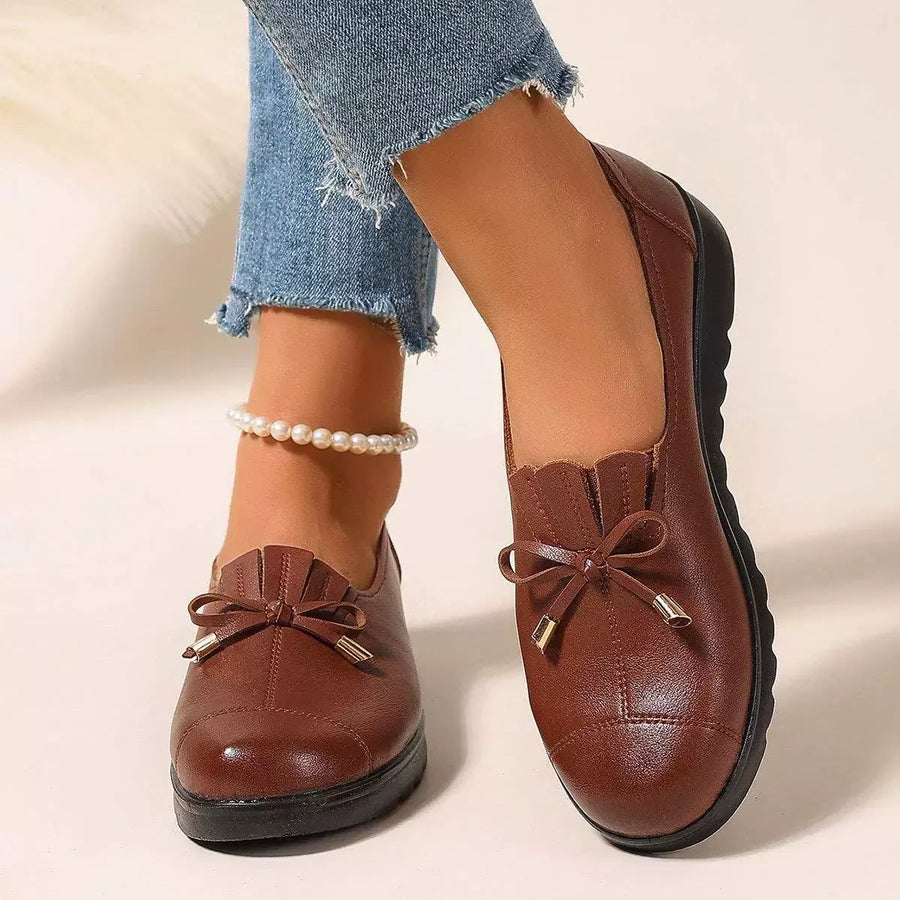 Clare Bow-Detail Comfort Loafers
