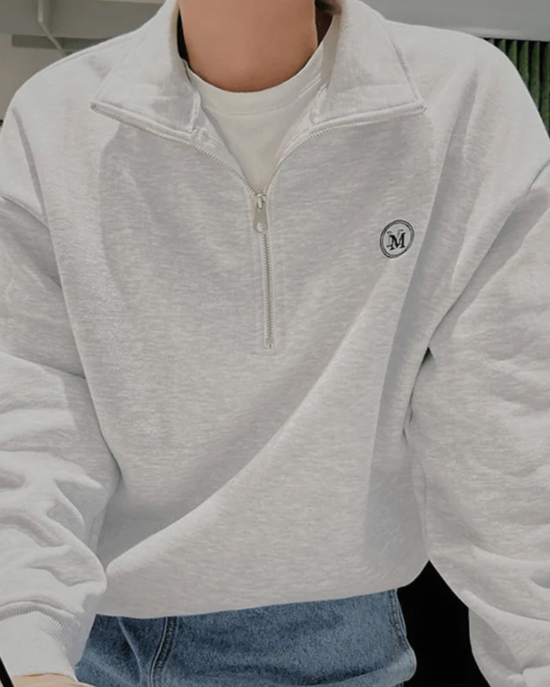 Brian Cotton Zip-Up