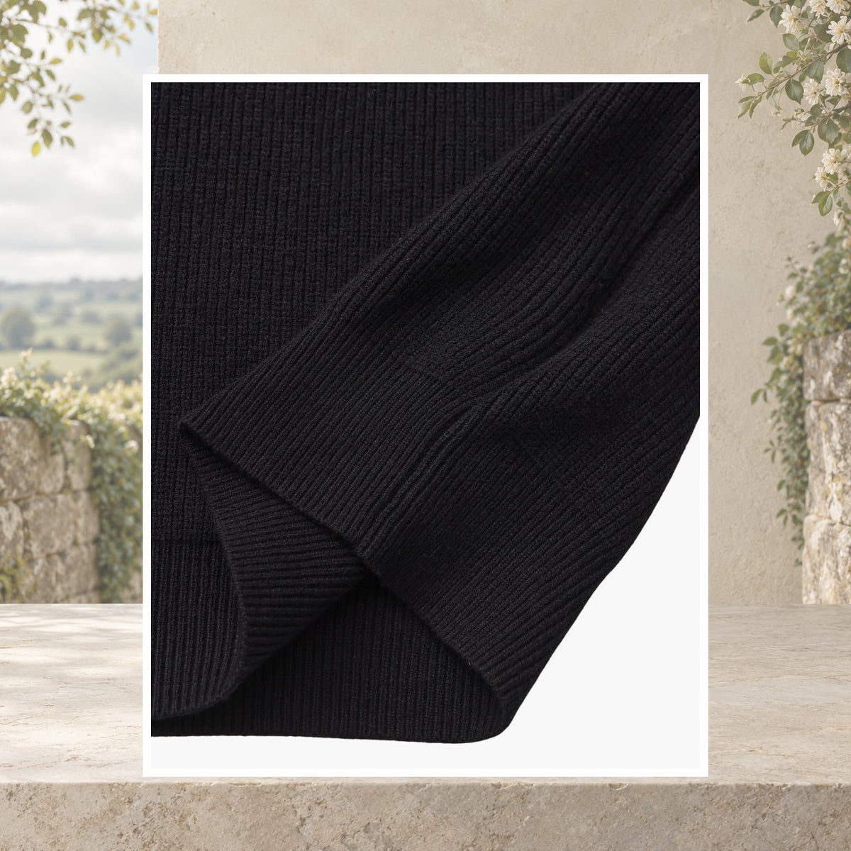 Caolan Ribbed Half-Zip Jumper
