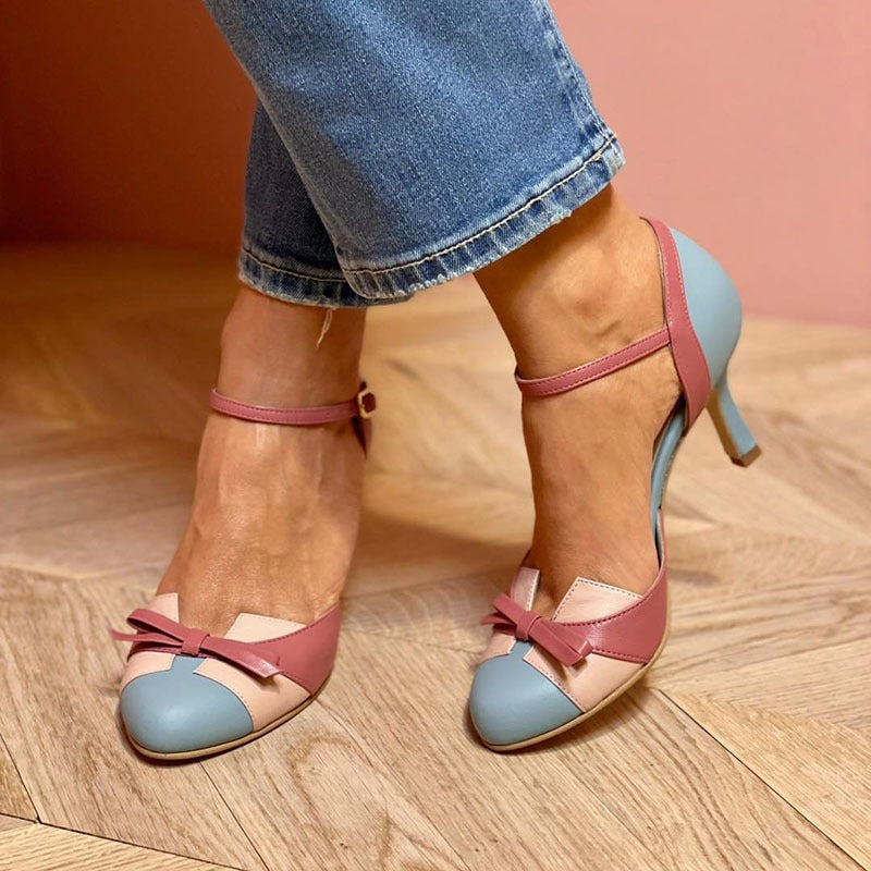 Lydia Strappy Comfort Heels