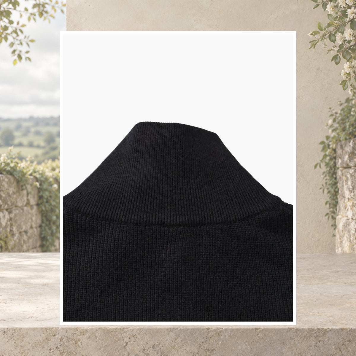 Caolan Ribbed Half-Zip Jumper