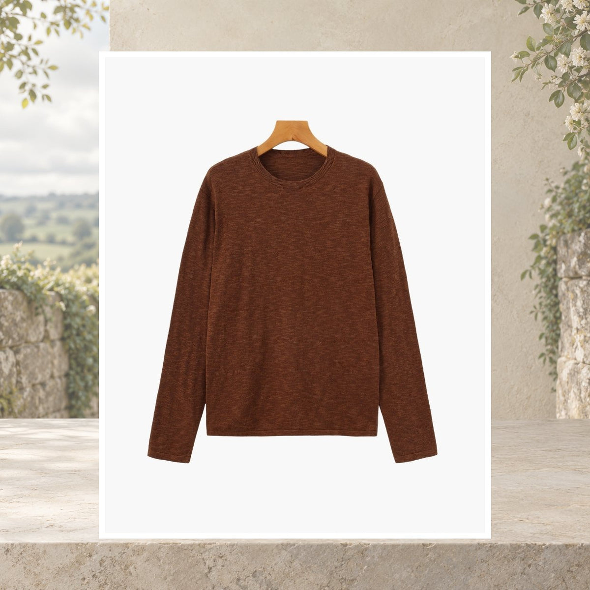 Cathal Linen-Cotton Crewneck