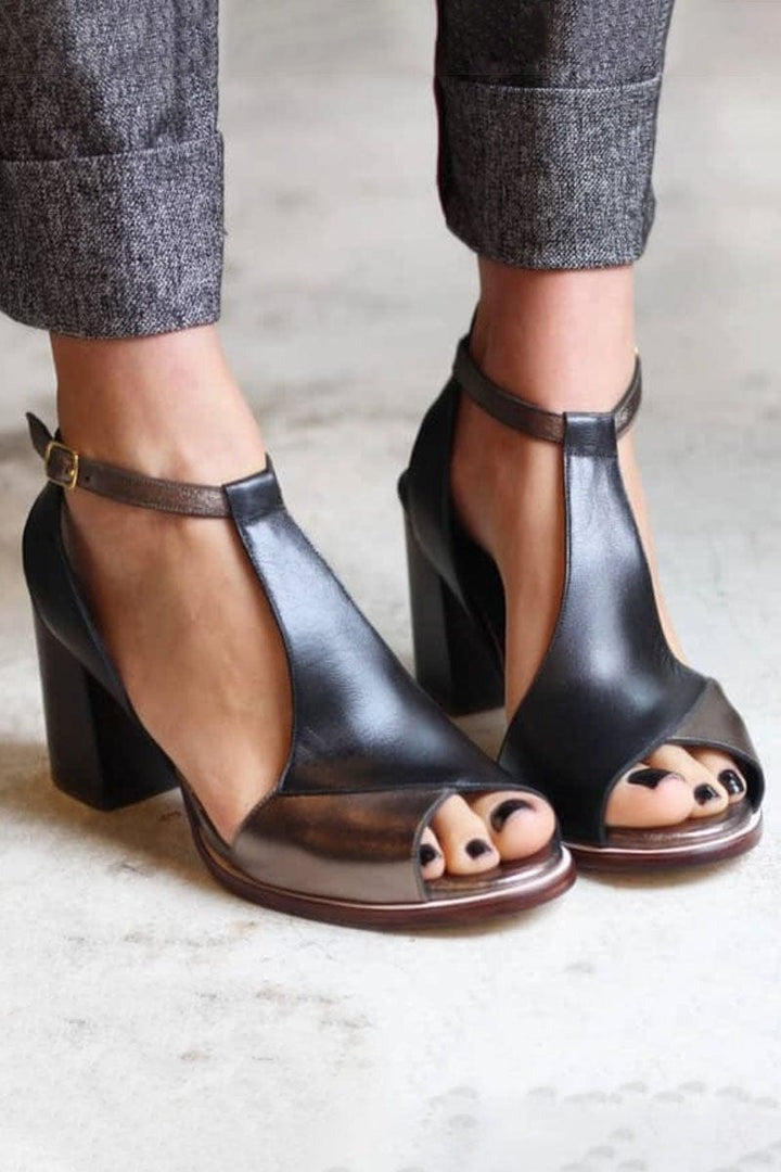 Joyce Modern Block Heels