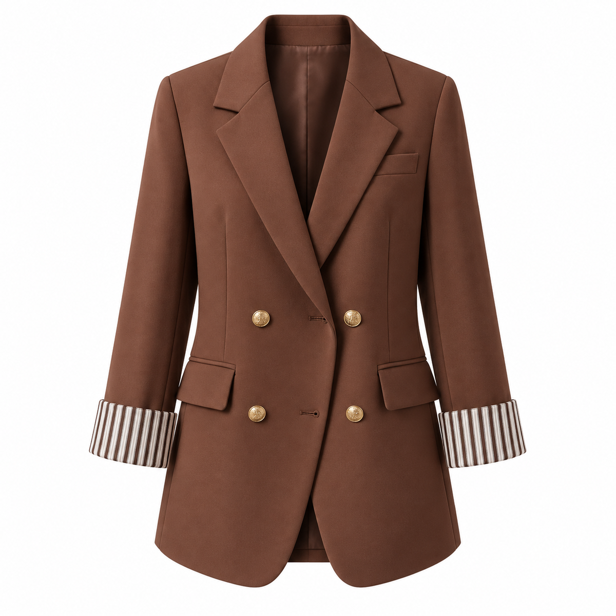 Deirdre Contrast Cuff Blazer