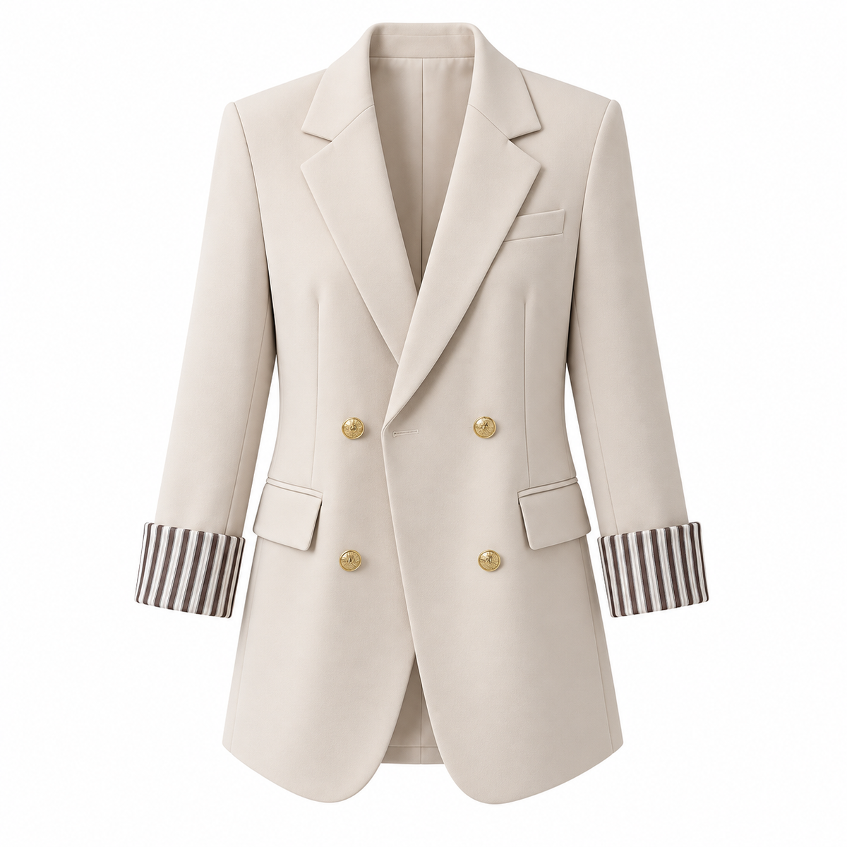 Deirdre Contrast Cuff Blazer