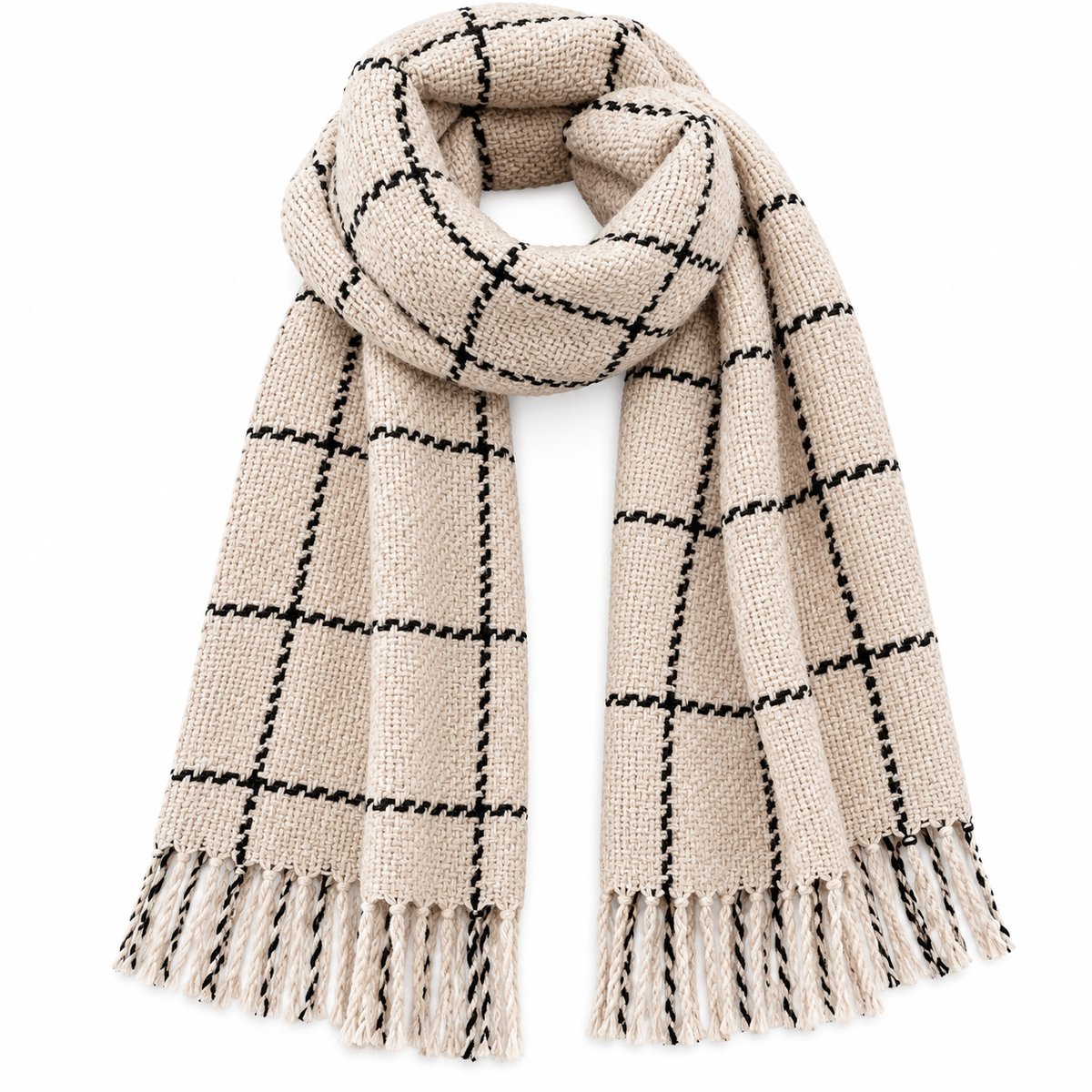 Ailbhe Checked Winter Scarf