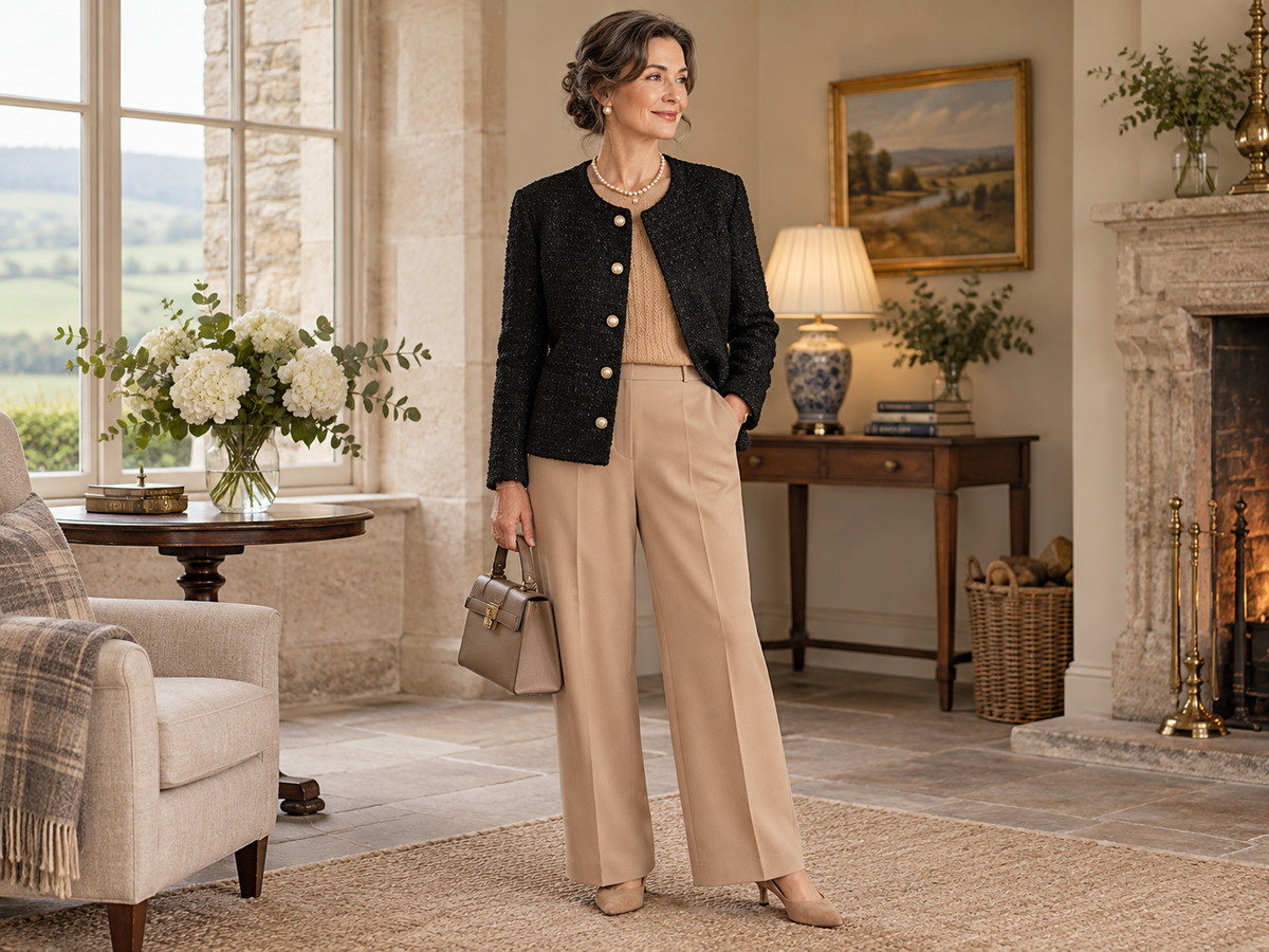 Niamh Textured Button Jacket