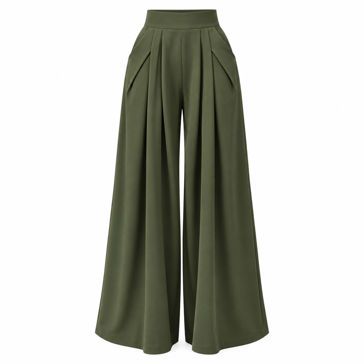 Caoimhe Pleated Wide-Leg Trousers