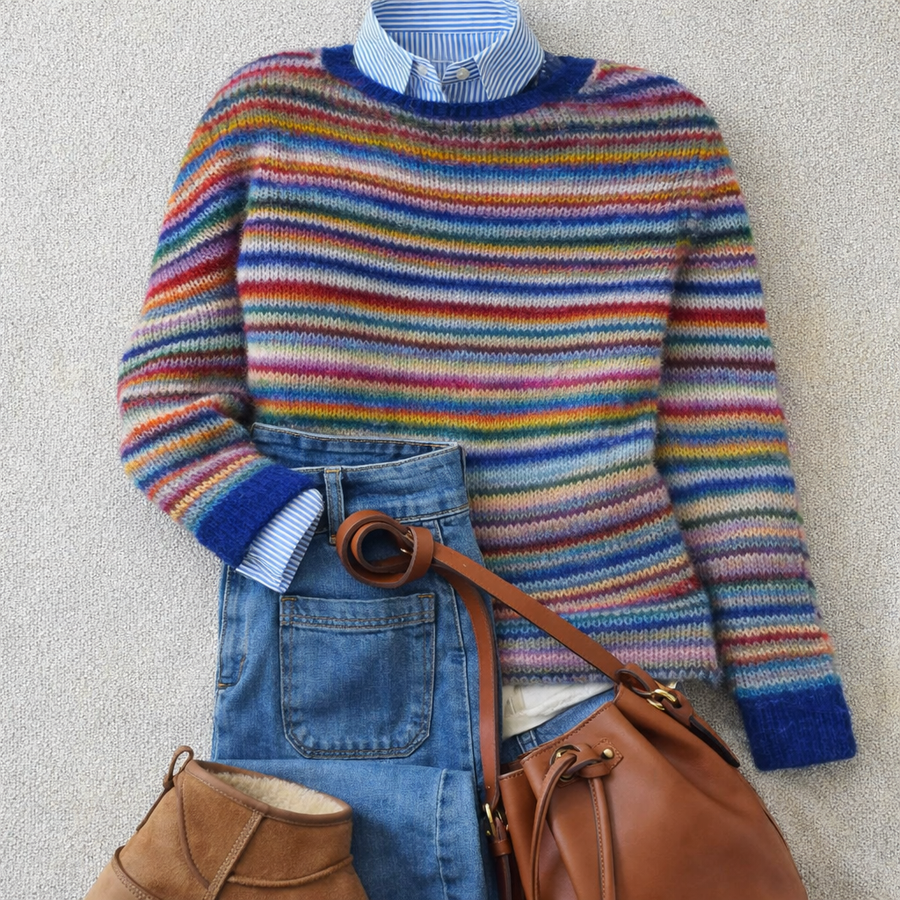 Orla Fine-Stripe Knit Jumper
