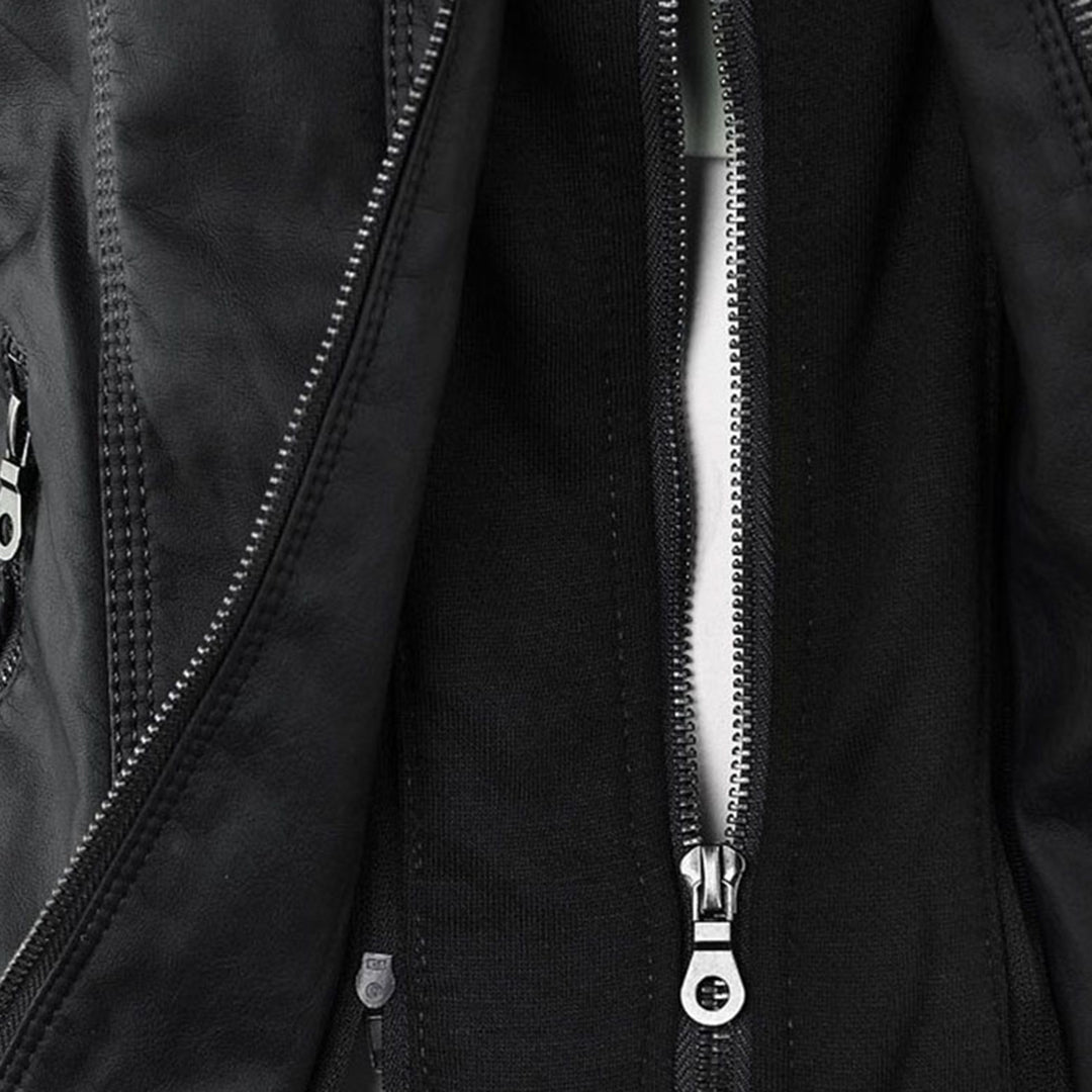 Éadaoin Hooded Moto Jacket