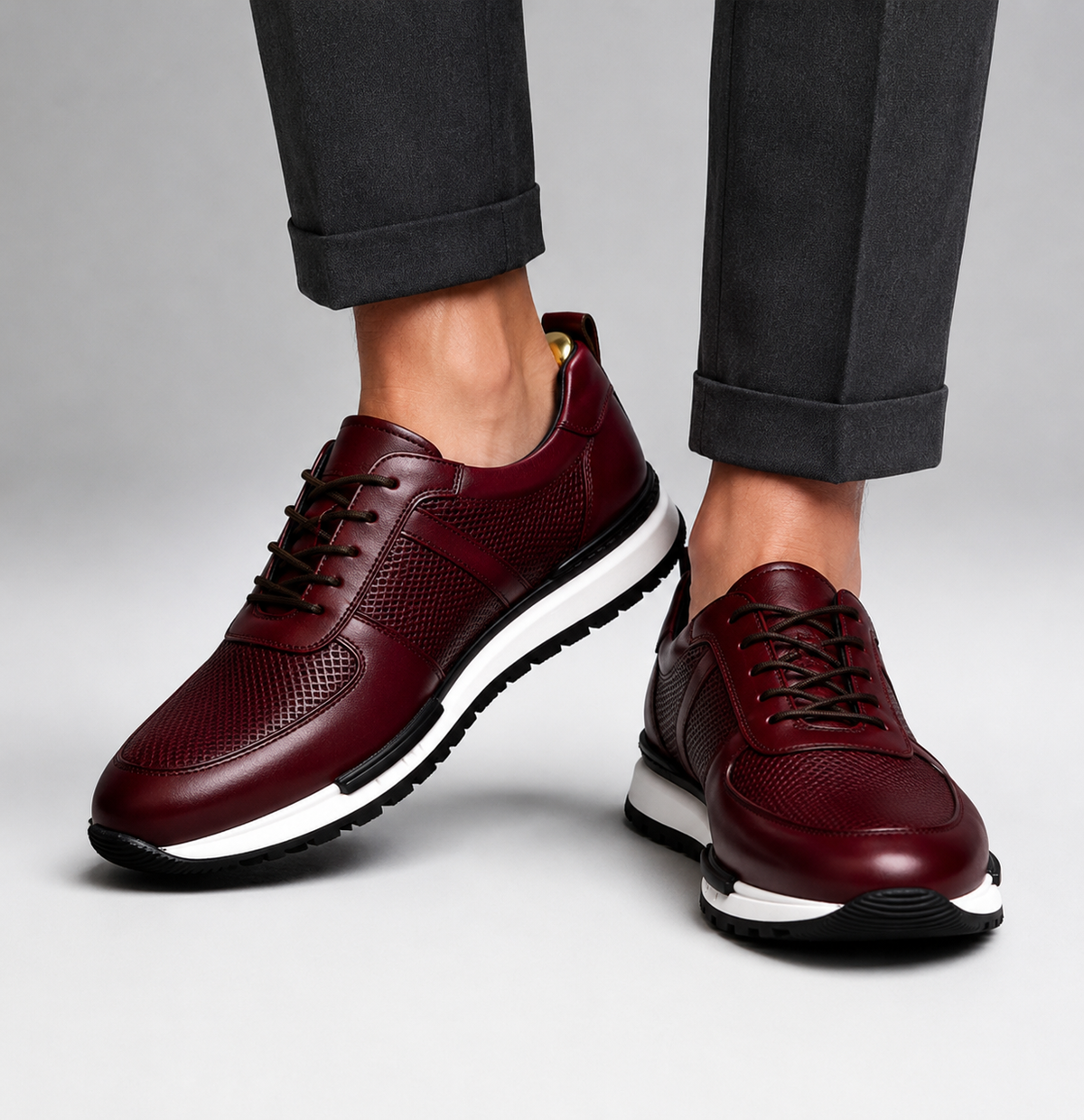 Gordon Leather Comfort Trainers